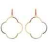 Latelita Open Clover Large Drop Earrings Gold Rainbow Cz 2 Latelita Open Clover Large Drop Earrings Gold Rainbow Cz -Latelitla Store open clover large drop earrings gold rainbow cz 444486