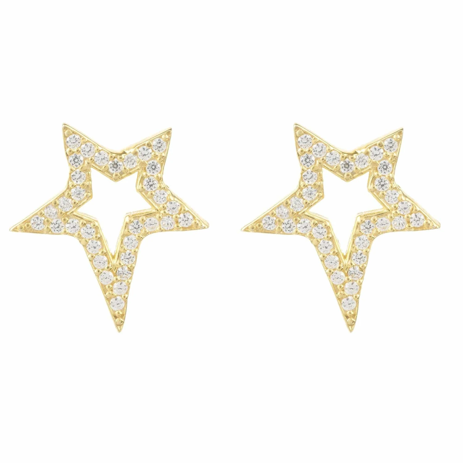Latelita Open Star Stud Earrings 3 Latelita Open Star Stud Earrings