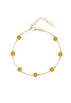 Latelita Palermo Bracelet Gold Citrine