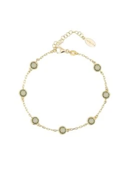 Latelita Palermo Bracelet Gold Peridot