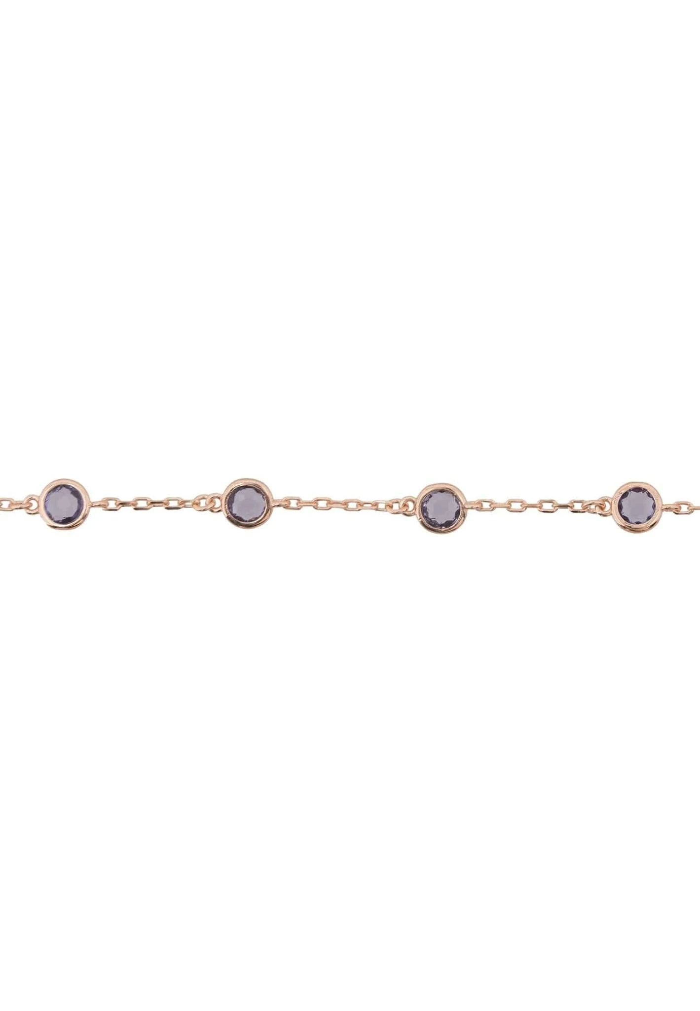 Latelita Palermo Bracelet Rose Gold Amethyst 5 Latelita Palermo Bracelet Rose Gold Amethyst - Image 3
