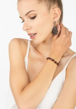 Latelita Panama Earrings Black Silver Oxidised -Latelitla Store panama earrings black silver oxidised 992824