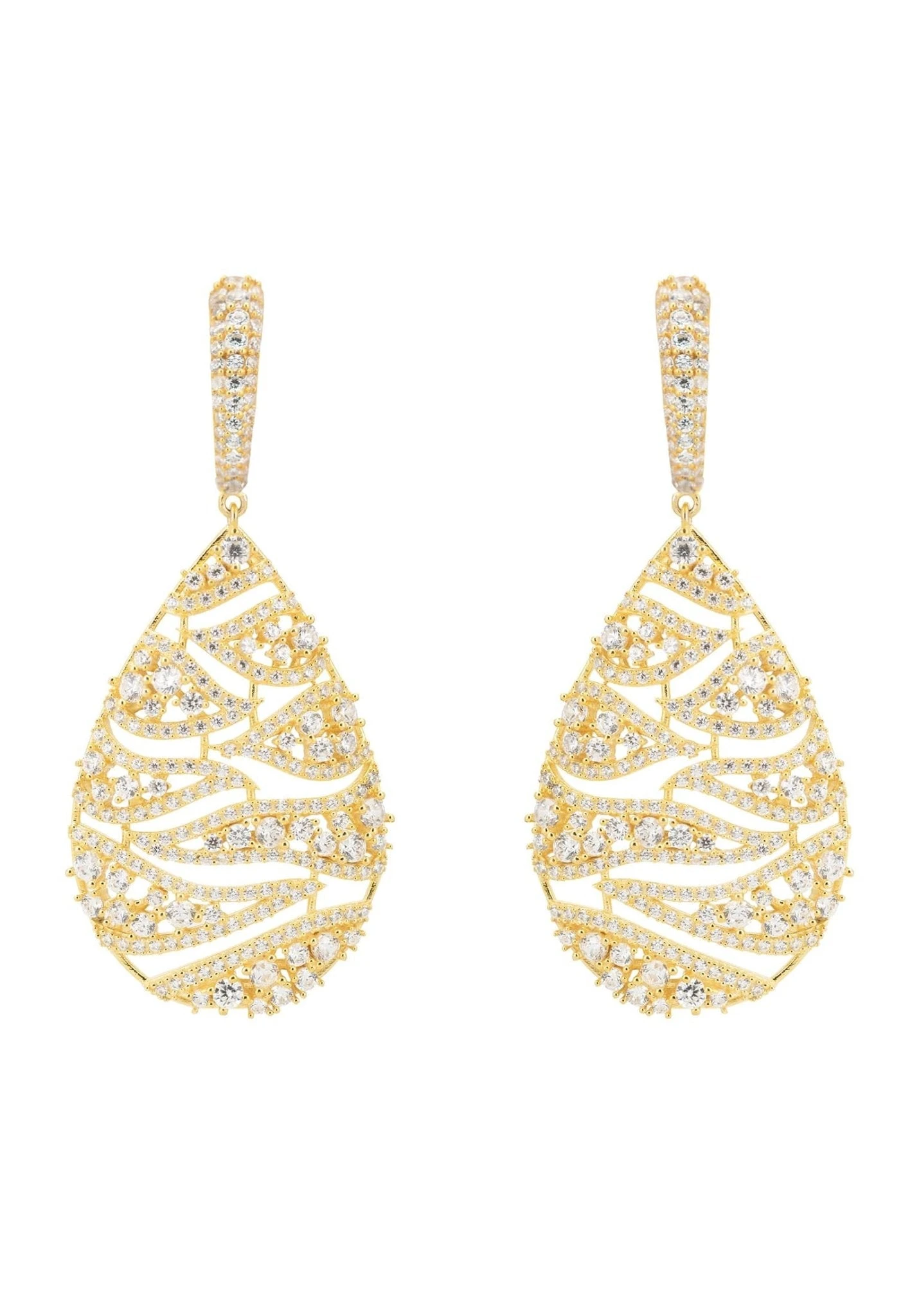 Latelita Panama Earrings White Gold 3 Latelita Panama Earrings White Gold