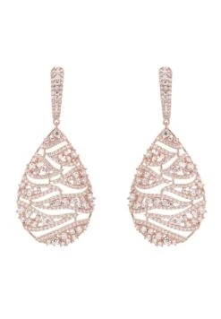 Latelita Panama Earrings White Rosegold