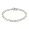 Latelita Petal Tennis Bracelet Small Silver -Latelitla Store petal tennis bracelet small silver 624103