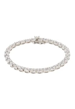 Latelita Petal Tennis Bracelet Small Silver