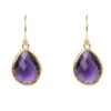 Latelita Petite Drop Earrings Amethyst Hydro Gold -Latelitla Store petite drop earrings amethyst hydro gold 762765