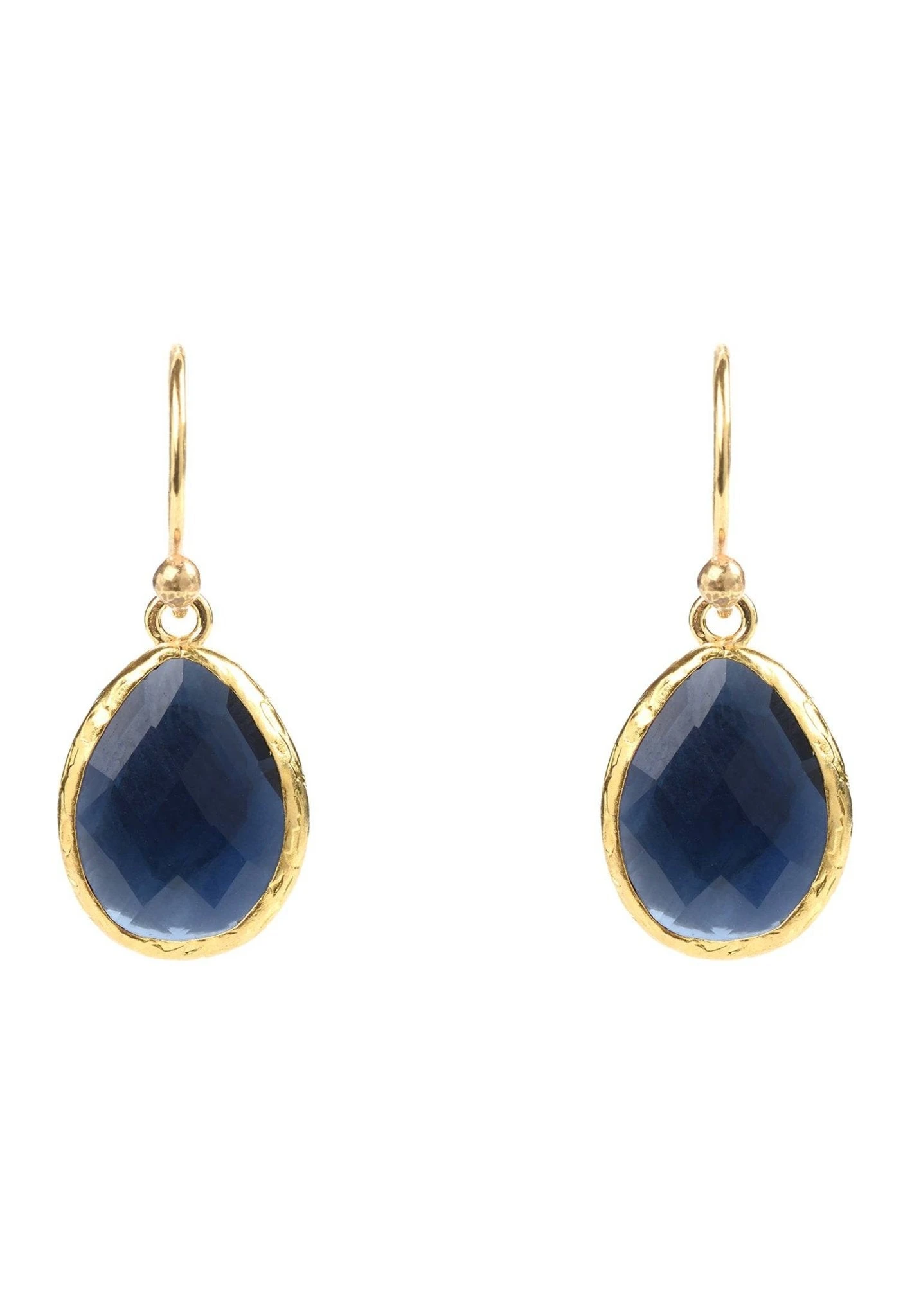 Latelita Petite Drop Earrings Sapphire Hydro Gold 3 Latelita Petite Drop Earrings Sapphire Hydro Gold