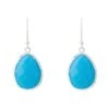 Latelita Petite Drop Earrings Turquoise Silver -Latelitla Store petite drop earrings turquoise silver 482165