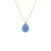 Latelita Petite Drop Necklace Gold Dark Blue Chalcedony 2 Latelita Petite Drop Necklace Gold Dark Blue Chalcedony -Latelitla Store petite drop necklace gold dark blue chalcedony 648421