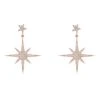 Latelita Petite Star Burst Drop Earrings Rosegold -Latelitla Store petite star burst drop earrings rosegold 196840