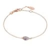Latelita Pisa Mini Teardrop Bracelet Rosegold Amethyst -Latelitla Store pisa mini teardrop bracelet rosegold amethyst 481686