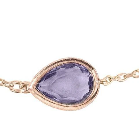 Latelita Pisa Mini Teardrop Bracelet Rosegold Amethyst 5 Latelita Pisa Mini Teardrop Bracelet Rosegold Amethyst - Image 3