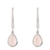 Latelita Pisa Mini Teardrop Earrings Silver Rose Quartz 2 Latelita Pisa Mini Teardrop Earrings Silver Rose Quartz -Latelitla Store pisa mini teardrop earrings silver rose quartz 838794