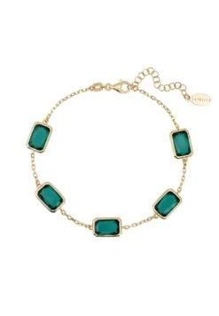Latelita Portofino Bracelet Gold Petrol Tourmaline