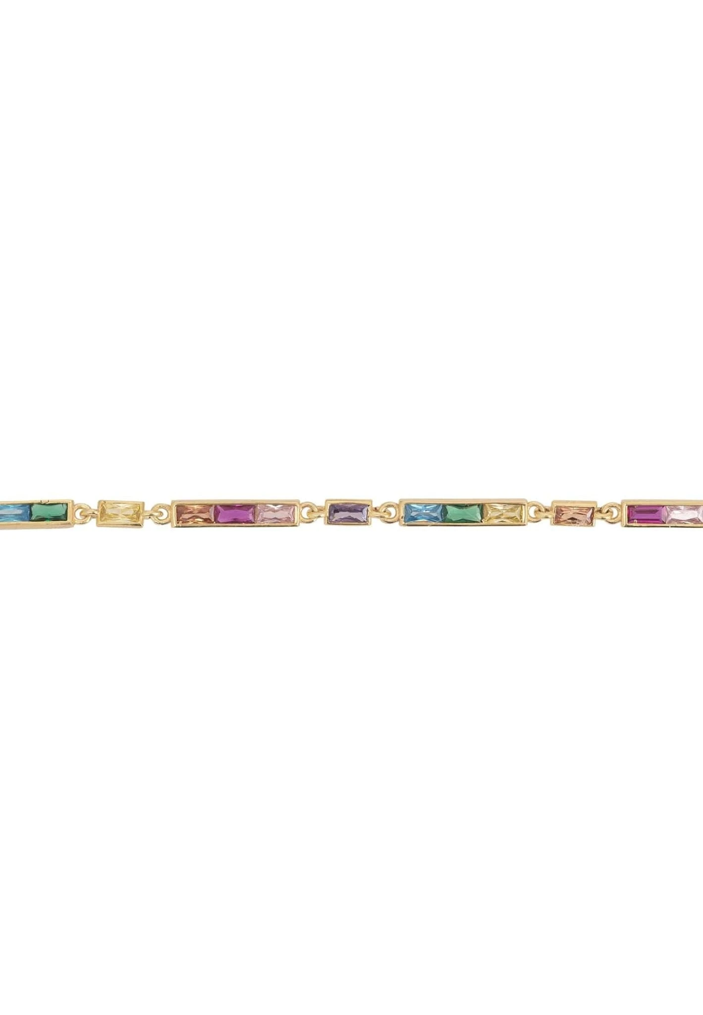 Latelita Riviera Multicoloured Gemstone Bracelet 5 Latelita Riviera Multicoloured Gemstone Bracelet - Image 3
