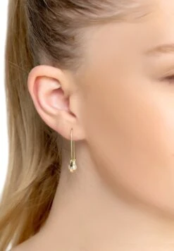 Latelita Safety Pin Pearl Earrings Gold -Latelitla Store safety pin pearl earrings gold 996415