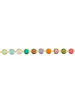 Latelita Sardinia Multi Coloured Gemstone Bracelet Gold -Latelitla Store sardinia multi coloured gemstone bracelet gold 535627
