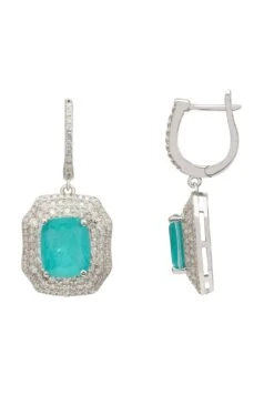 Latelita Seraphina Drop Earrings Silver Paraiba Tourmaline -Latelitla Store seraphina drop earrings silver paraiba tourmaline 258344