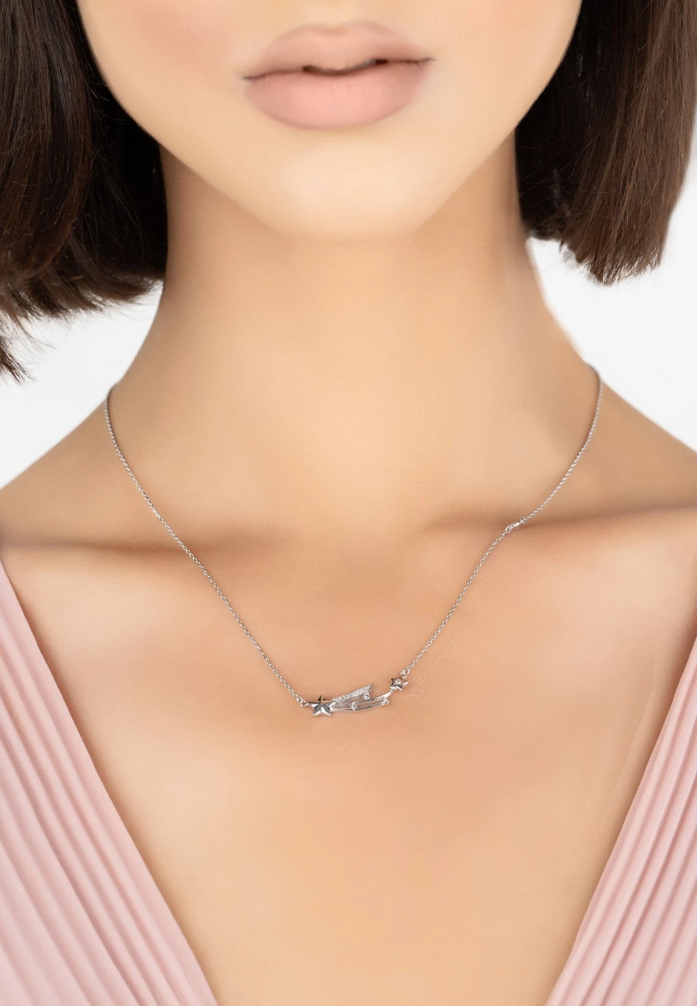 Latelita Shooting Star Necklace Silver 4 Latelita Shooting Star Necklace Silver - Image 2