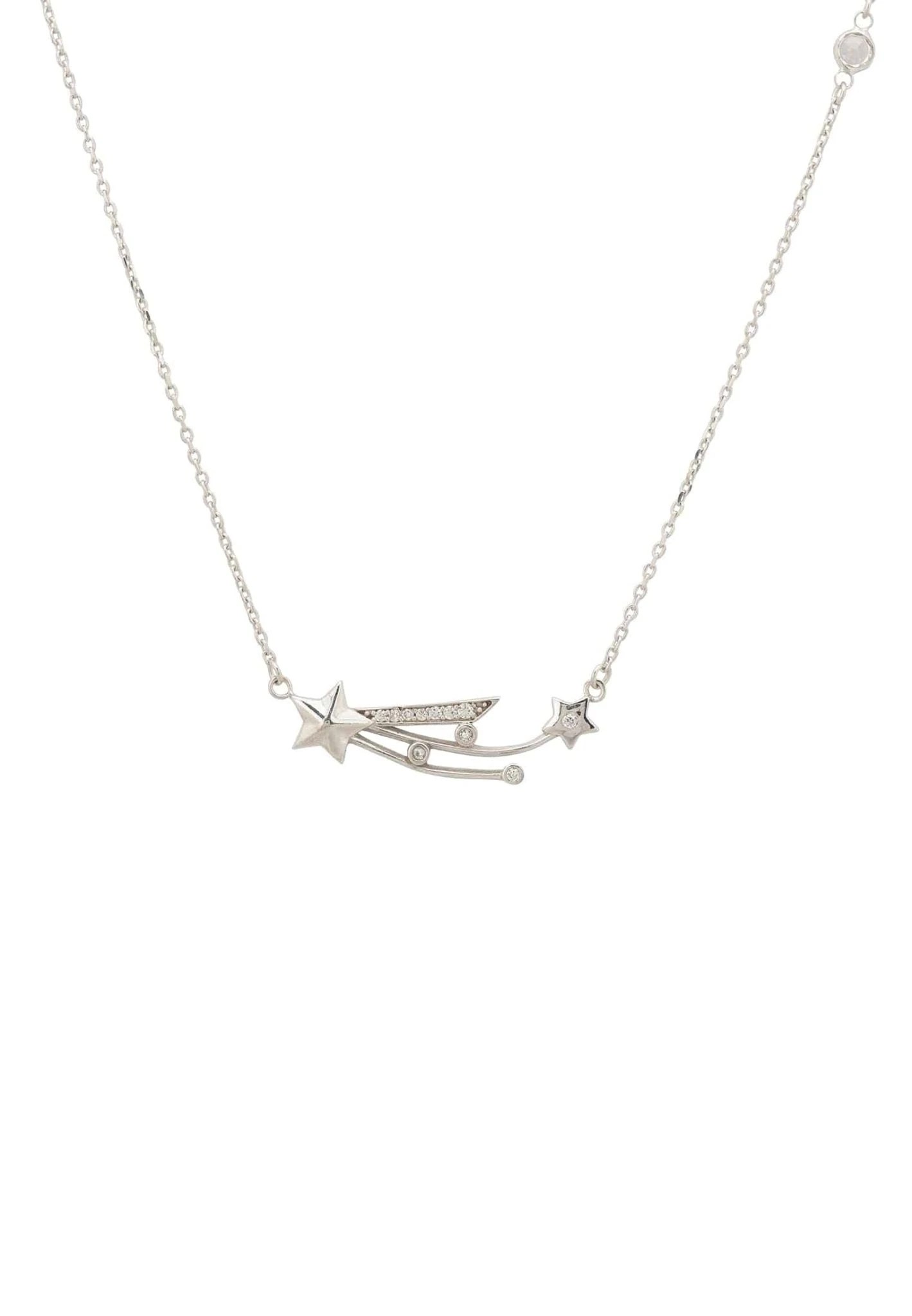 Latelita Shooting Star Necklace Silver 3 Latelita Shooting Star Necklace Silver