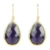 Latelita Single Drop Earrings Amethyst Gold 2 Latelita Single Drop Earrings Amethyst Gold -Latelitla Store single drop earrings amethyst gold 771459