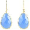 Latelita Single Drop Earrings Dark Blue Chalcedony Gold 2 Latelita Single Drop Earrings Dark Blue Chalcedony Gold -Latelitla Store single drop earrings dark blue chalcedony gold 722414