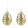 Latelita Single Drop Earrings Smokey Quartz Rosegold -Latelitla Store single drop earrings smokey quartz rosegold 973539