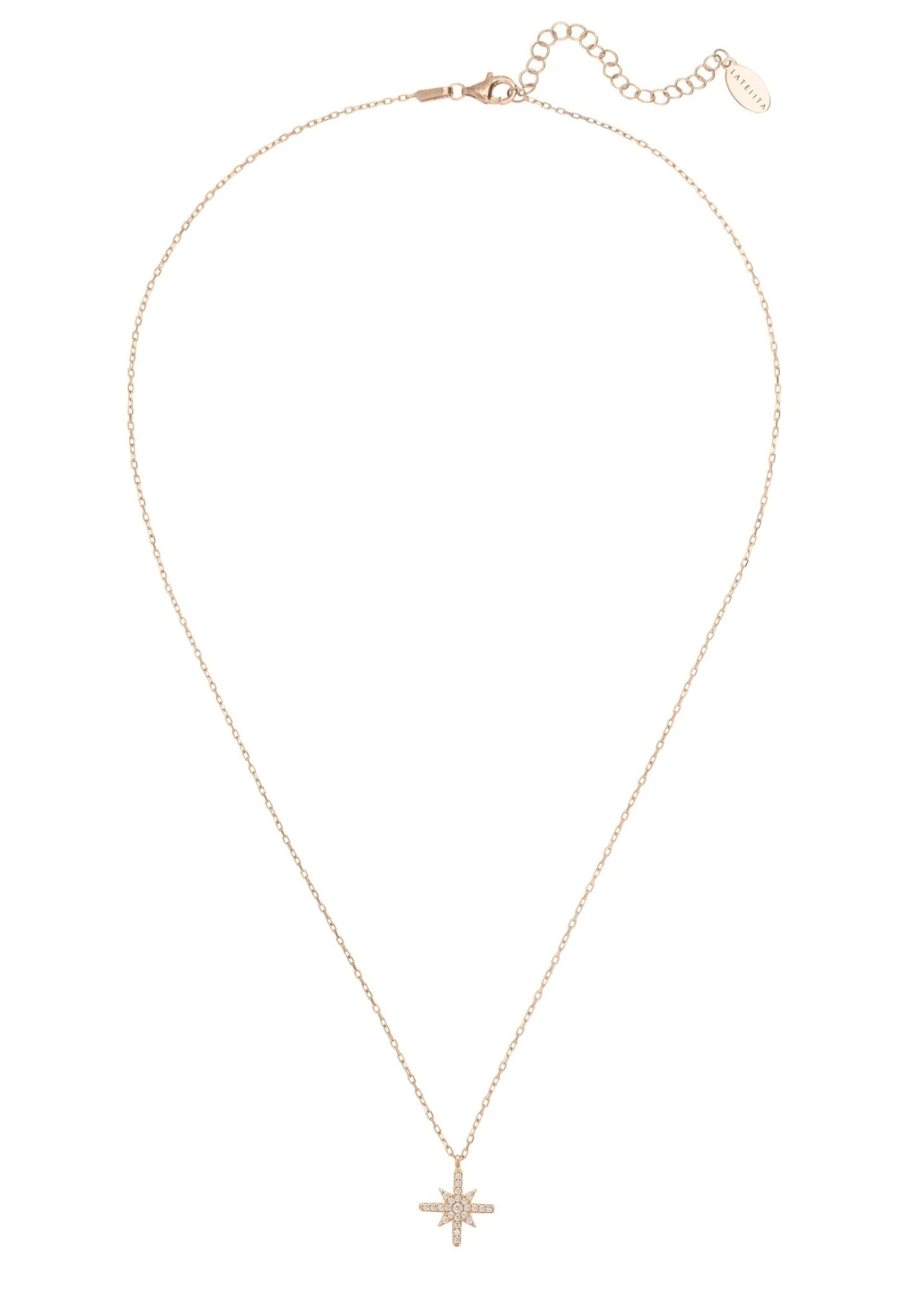 Latelita Sirius Star Necklace Rosegold 5 Latelita Sirius Star Necklace Rosegold - Image 3