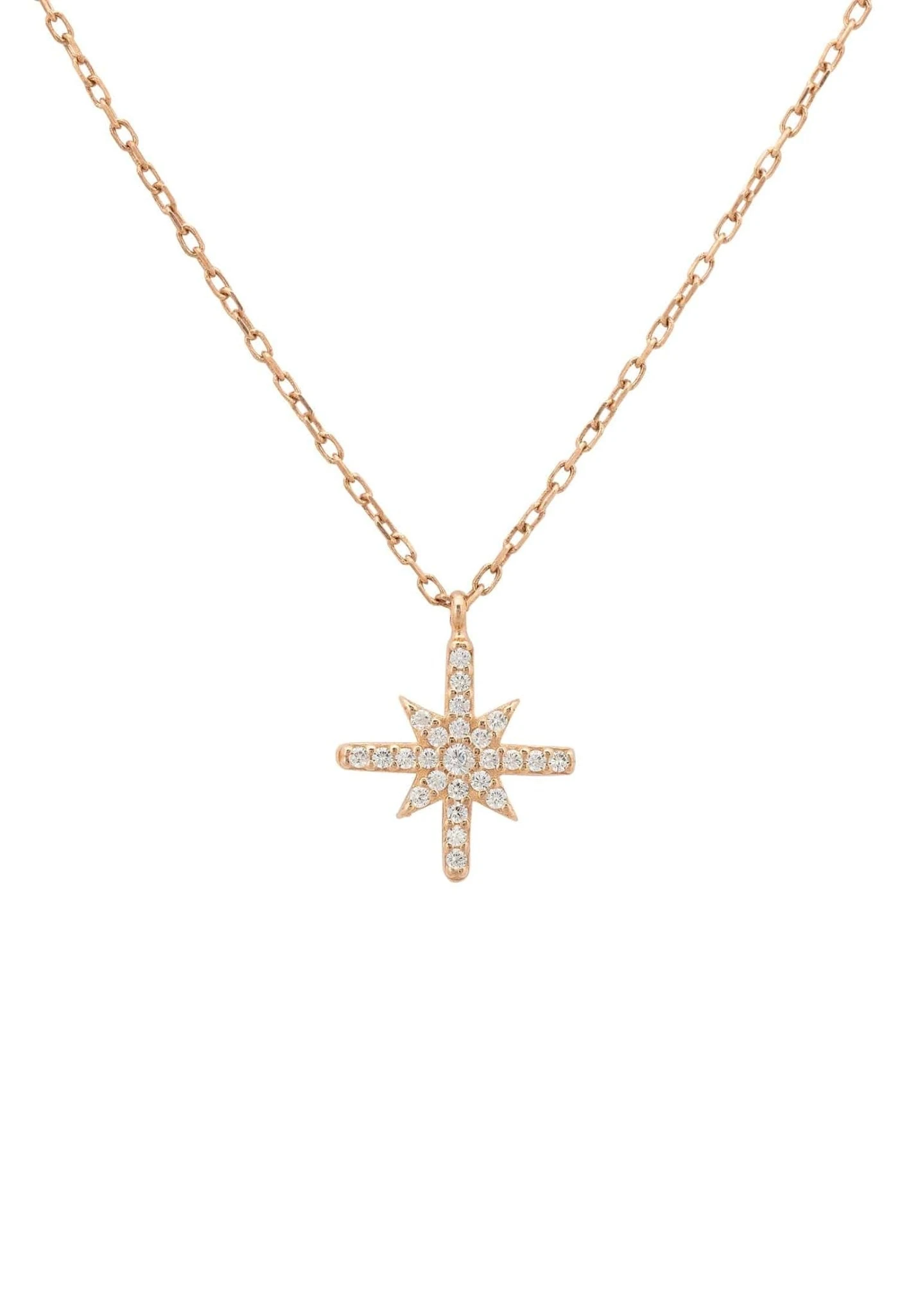 Latelita Sirius Star Necklace Rosegold 3 Latelita Sirius Star Necklace Rosegold