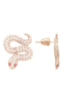 Latelita Snake Coiled Stud Earrings Rosegold 8 Latelita Snake Coiled Stud Earrings Rosegold -Latelitla Store snake coiled stud earrings rosegold 787020