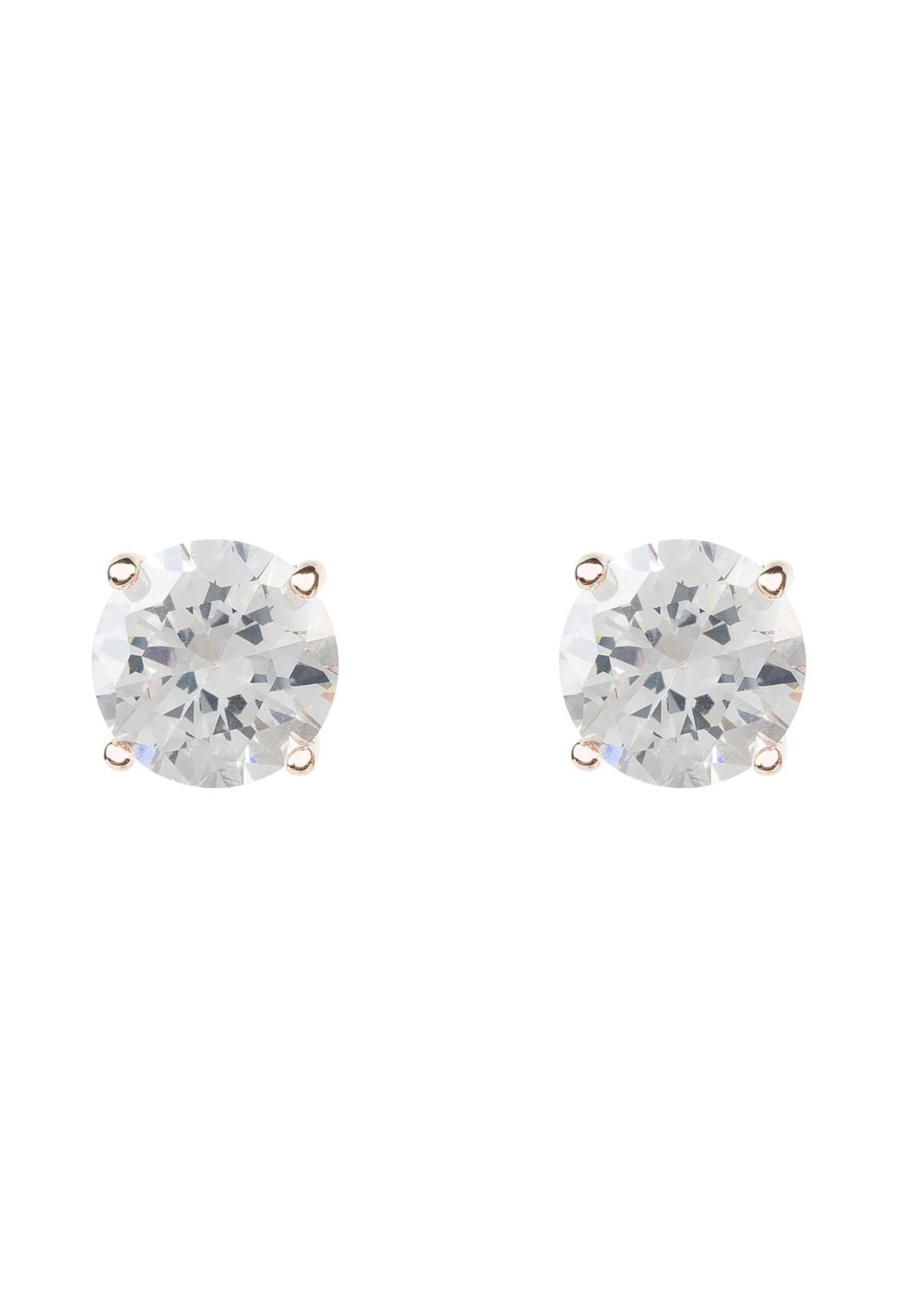 Latelita Solitaire Cz Earrings Rosegold 5 Latelita Solitaire Cz Earrings Rosegold - Image 3