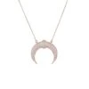 Latelita Sparkling Tusk Horn Necklace Rosegold 2 Latelita Sparkling Tusk Horn Necklace Rosegold -Latelitla Store sparkling tusk horn necklace rosegold 818873