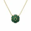 Latelita Star Of David Green Enamel Necklace Gold -Latelitla Store star of david green enamel necklace gold 950315