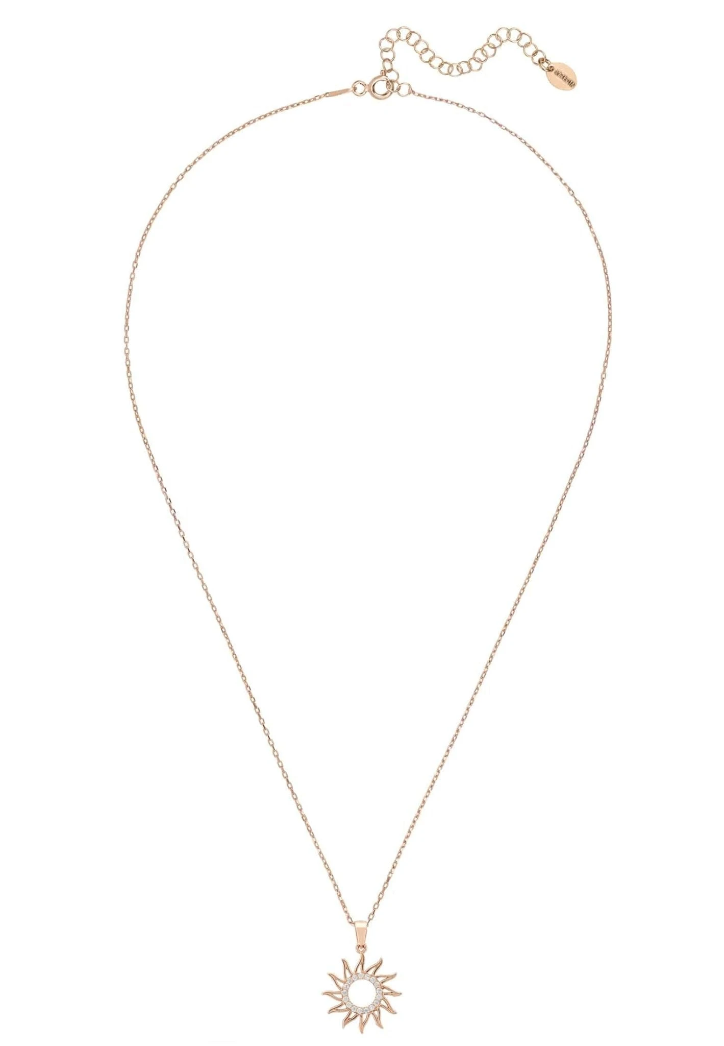 Latelita Sun Rays Necklace Rosegold 5 Latelita Sun Rays Necklace Rosegold - Image 3