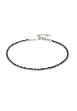 Latelita Tennis Bracelet Silver Sapphire Blue