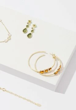 Latelita Tuscany Gemstone Drop Earring Rose Gold Rose Quartz -Latelitla Store tuscany gemstone drop earring rose gold rose quartz 255027