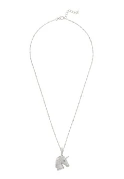 Latelita Unicorn Sparkling Pendant Necklace Silver 8 Latelita Unicorn Sparkling Pendant Necklace Silver -Latelitla Store unicorn sparkling pendant necklace silver 267316