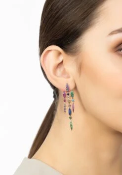 Latelitla Store -Latelitla Store valencia rainbow earrings rosegold 622763