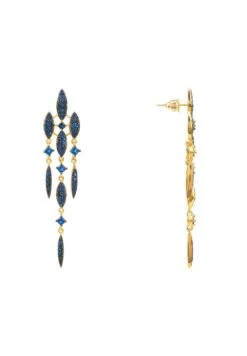 Latelita Valencia Statement Drop Earring Sapphire Blue Cz Gold -Latelitla Store valencia statement drop earring sapphire blue cz gold 960425