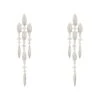 Latelita Valencia Statement Drop Earring White Cz Silver -Latelitla Store valencia statement drop earring white cz silver 512857