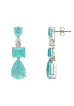 Latelita Valentina Drop Earrings Silver Paraiba Tourmaline -Latelitla Store valentina drop earrings silver paraiba tourmaline 589246