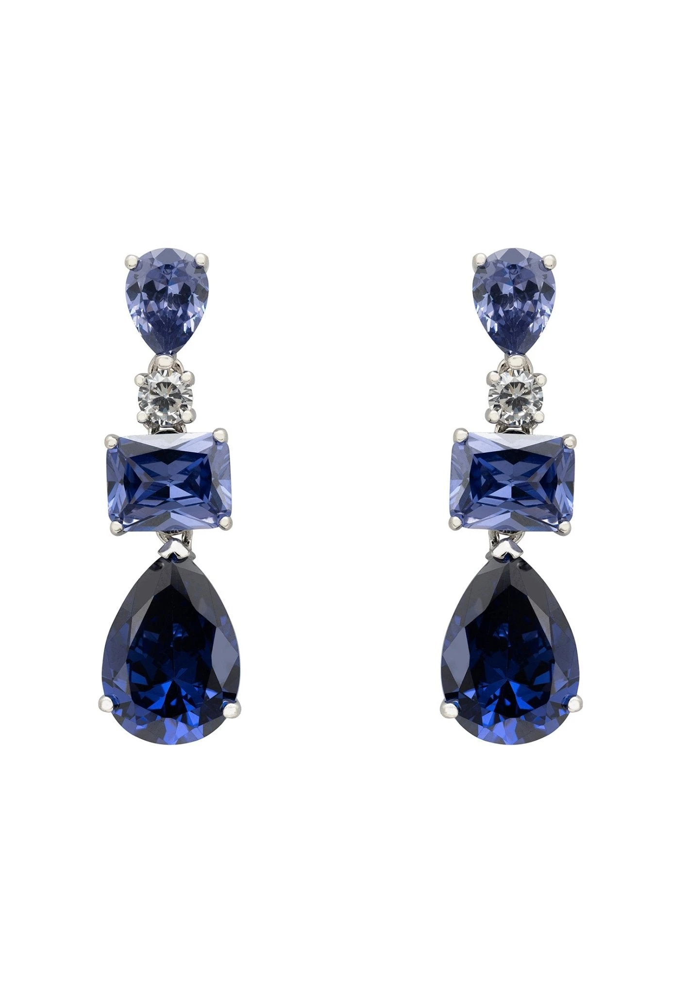 Latelita Valentina Drop Earrings Silver Tanzanite 3 Latelita Valentina Drop Earrings Silver Tanzanite