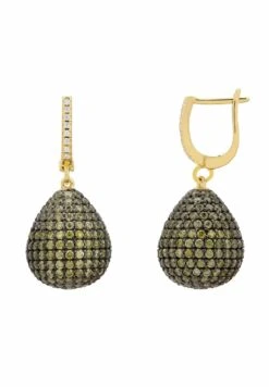 Latelita Valerie Pear Drop Gemstone Earrings Gold Peridot -Latelitla Store valerie pear drop gemstone earrings gold peridot 260318
