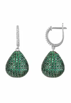 Latelita Valerie Pear Drop Gemstone Earrings Silver Emerald 8 Latelita Valerie Pear Drop Gemstone Earrings Silver Emerald -Latelitla Store valerie pear drop gemstone earrings silver emerald 411425