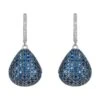 Latelita Valerie Pear Drop Gemstone Earrings Silver Sapphire Blue -Latelitla Store valerie pear drop gemstone earrings silver sapphire blue 536750
