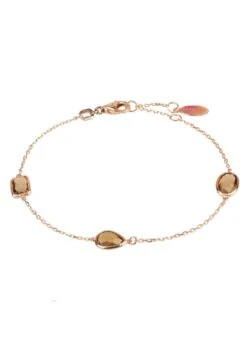 Latelita Venice Bracelet Rosegold Smokey Quartz