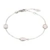 Latelita Venice Bracelet Silver Rose Quartz -Latelitla Store venice bracelet silver rose quartz 624656