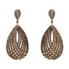 Latelita Vortex Teardrop Earring Chocolate Cz 1 Latelita Vortex Teardrop Earring Chocolate Cz -Latelitla Store vortex teardrop earring chocolate cz 342633