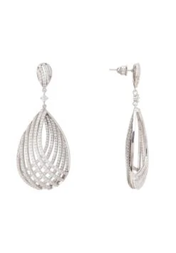 Latelita Vortex Teardrop Earring Silver -Latelitla Store vortex teardrop earring silver 173286